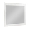 Thiem Dresser Mirror | Picture Frame Molding | White 37x41 Rectangular