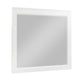 Thiem Dresser Mirror | Picture Frame Molding | White 37x41 Rectangular