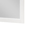 Thiem Dresser Mirror | Picture Frame Molding | White 37x41 Rectangular