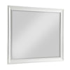 Lyni Dresser Mirror | Traditional Frame | White Wood | 37x44 Rectangular