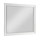 Lyni Dresser Mirror | Traditional Frame | White Wood | 37x44 Rectangular