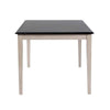 Nova Dining Table | Rectangular | European Black Ash w Antique White 59"