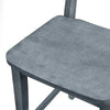 Tori Counter Stool Chair | Curved Back and Seat | Footrest | Charcoal Gray