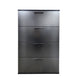 Asti Jumbo Tall Dresser Chest | 4 Deep Drawers | Metallic Gray