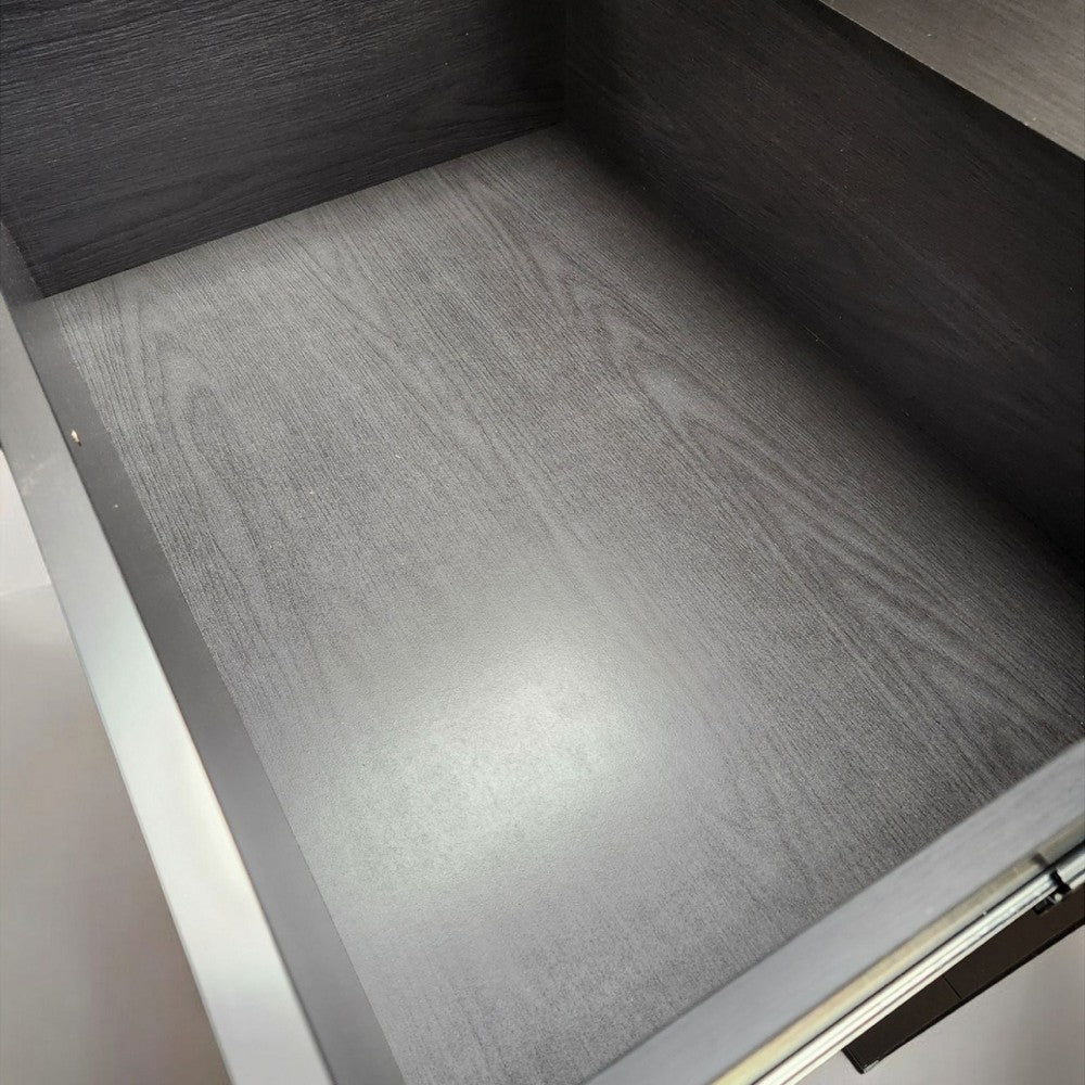 Asti Jumbo Tall Dresser Chest | 4 Deep Drawers | Metallic Gray
