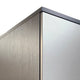 Asti Jumbo Tall Dresser Chest | 4 Deep Drawers | Metallic Gray