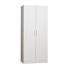 Jiaa Shoe Cabinet with 2 Doors | 6 Adjustable Shelves | 74" White