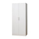 Jiaa Shoe Cabinet with 2 Doors | 6 Adjustable Shelves | 74" White
