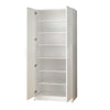 Jiaa Shoe Cabinet with 2 Doors | 6 Adjustable Shelves | 74" White