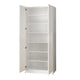 Jiaa Shoe Cabinet with 2 Doors | 6 Adjustable Shelves | 74" White