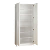 Jiaa Shoe Cabinet with 2 Doors | 6 Adjustable Shelves | 74" White