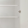 Jiaa Shoe Cabinet with 2 Doors | 6 Adjustable Shelves | 74" White