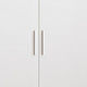 Jiaa Shoe Cabinet with 2 Doors | 6 Adjustable Shelves | 74" White
