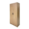 Mea Utility Storage Cabinet | 2 Doors | 3 Shelves | 71" Oak Brown