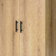 Mea Utility Storage Cabinet | 2 Doors | 3 Shelves | 71" Oak Brown