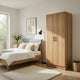Mea Utility Storage Cabinet | 2 Doors | 3 Shelves | 71" Oak Brown