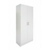 Mea Utility Storage Cabinet | 2 Doors | 3 Shelves | 71" Glam White