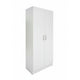 Mea Utility Storage Cabinet | 2 Doors | 3 Shelves | 71" Glam White