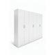 Mea 3pc Utility Storage Cabinet Set | 6 Doors | 9 Shelves | White