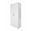 Mea 4pc Utility Storage Cabinet Set | 8 Doors | 12 Shelves | White