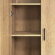 Mea 5pc Utility Storage Cabinet Set | 10 Doors | 15 Shelves | Oak Brown