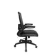 Swivel Task Chair | Flip Arm | Height Adjustable | Black Antimicrobial Vinyl