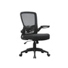 Swivel Task Chair | Mesh Back | Flip Arm | Height Adjustable | Black Fabric