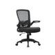 Swivel Task Chair | Mesh Back | Flip Arm | Height Adjustable | Black Fabric