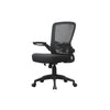 Swivel Task Chair | Mesh Back | Flip Arm | Height Adjustable | Black Fabric