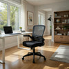 Swivel Task Chair | Mesh Back | Flip Arm | Height Adjustable | Black Fabric