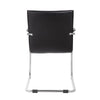 Neni Office Chair Set of 2 | Foam Fill Black Vinyl | Chrome Cantilever