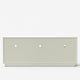 Bea TV Stand Media Cabinet | Scalloped Panel | 64" White Mahogany