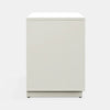 Bea TV Stand Media Cabinet | Scalloped Panel | 64" White Mahogany
