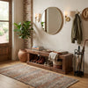 Kima Entryway Bench | Open Lower Shelf | 60" Walnut Brown Wood