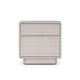 Lya Nightstand | 2 Soft Close Drawers | Contemporary Whitewash