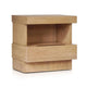 Koa Nightstand | 1 Drawer and Fixed Shelf | Modern Oak Brown