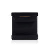 Joa Nightstand | 1 Drawer and Fixed Open Shelf | Modern Black