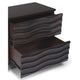 Roa Modern Nightstand | 2 Soft Closing Drawers | Antique Brown