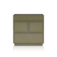 Sena Nightstand with Tray Top | 2 Soft Close Drawers | Olive Green