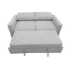 Sleeper Sofa | Track Arms | Gray Polyester Upholstery | Transitional