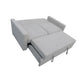 Sleeper Sofa | Track Arms | Gray Polyester Upholstery | Transitional