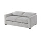 Sleeper Sofa | Track Arms | Gray Polyester Upholstery | Transitional