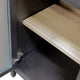 Asim Sideboard Cabinet | 2 Fluted Glass Doors | 3 Drawers | Black 60"