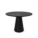 Vecy Counter Height Table |  Tapered Pedestal | Vintage Black | Round 48"