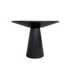 Vecy Counter Height Table |  Tapered Pedestal | Vintage Black | Round 48"