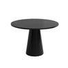 Vecy Counter Height Table |  Tapered Pedestal | Vintage Black | Round 48"