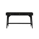 Ian Large Office Desk | 3 Felt Lined Drawers | Modern Brown Wood 52"