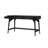 Ian Large Office Desk | 3 Felt Lined Drawers | Modern Brown Wood 52"