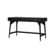 Ian Large Office Desk | 3 Felt Lined Drawers | Modern Brown Wood 52"