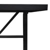 Hela Dining Table | Trestle Base | Japandi Black Wood 84" Rectangular